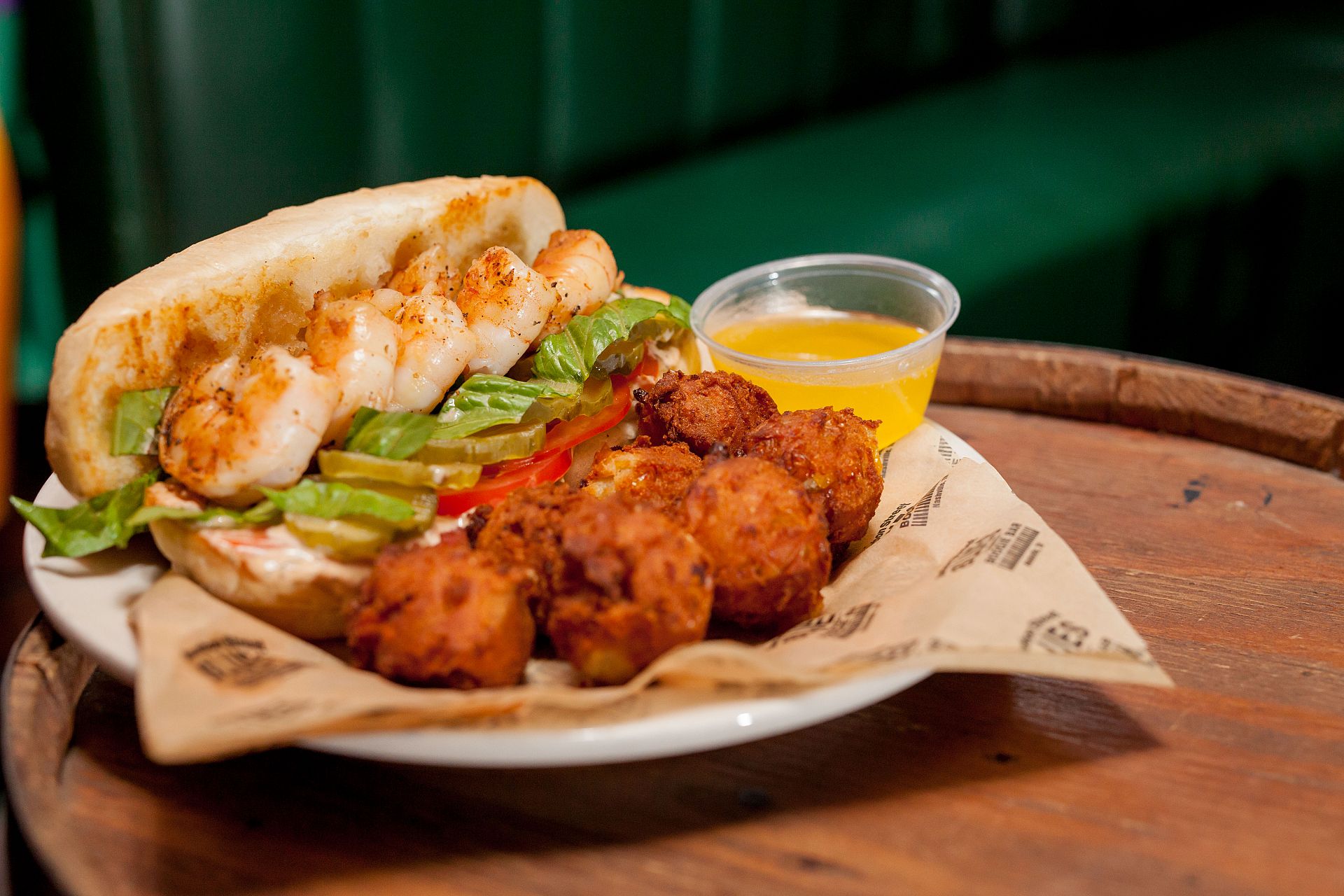 Shimp Po' Boy at Bourbon Street Blues and Boogie Bar